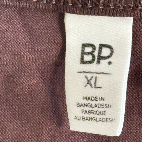 BP ORGANIC Cotton Cropped Cami in Chocolate Brown - Picture 2 of 5